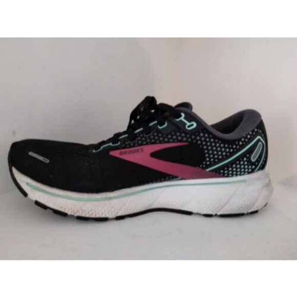 Brooks Ghost 14 Women’s Size 8.5 Road Running Shoes 1203561B013 Black/Pink/Yucca - Picture 5 of 9